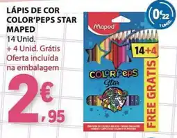 E.Leclerc lápis de cor color'peps star mapped promoção