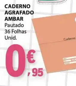 E.Leclerc Caderno agrafado ambar promoção