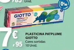 E.Leclerc Plasticina patplume giotto promoção