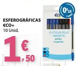 E.Leclerc esferográficas eco+ promoção