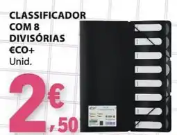 E.Leclerc Classificador com 8 divisórias eco+ promoção