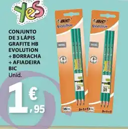 E.Leclerc Bic lapis grafite hb evolution promoção