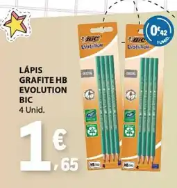 E.Leclerc Lápis grafite hb evolution bic promoção