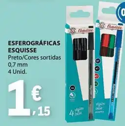 E.Leclerc esferográficas esquisse promoção
