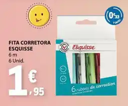 E.Leclerc Fita corretora esquisse promoção