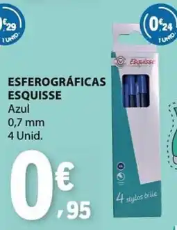 E.Leclerc esferográficas esquisse promoção