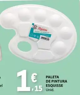 E.Leclerc paleta de pintura esquisse promoção