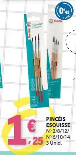 E.Leclerc Pincéis esquisse promoção