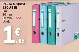 E.Leclerc Pasta arquivo esquisse fun promoção