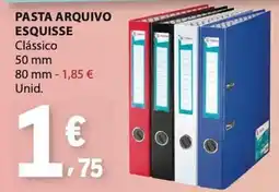 E.Leclerc Pasta arquivo esquisse promoção