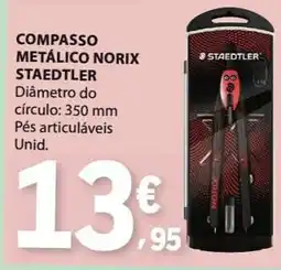 E.Leclerc compasso metálico norix staedtler promoção