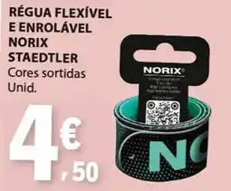 E.Leclerc Régua flexível e enrolável norix staedtler promoção