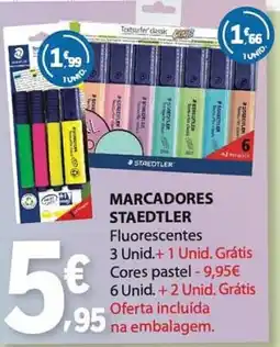 E.Leclerc Marcadores staedtler fluorescentes promoção