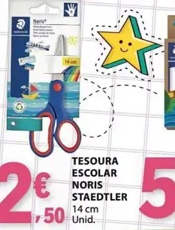 E.Leclerc tesoura escolar noris staedtler promoção