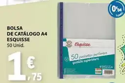 E.Leclerc Bolsa de catálogo a4 esquisse promoção