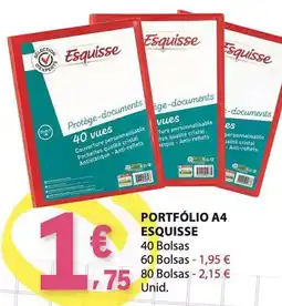 E.Leclerc Portfolio a4 esquisse promoção