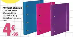 E.Leclerc Pasta de arquivo com recarga promoção