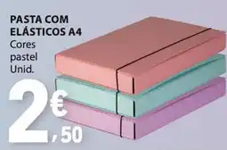 E.Leclerc Pasta com elásticos a4 promoção