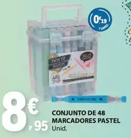 E.Leclerc Jolen marcadores pastel promoção