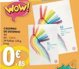 E.Leclerc Caderno de desenho promoção