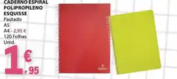 E.Leclerc caderno espiral polipropileno esquisse promoção