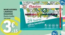 E.Leclerc Marcadores laváveis esquisse promoção