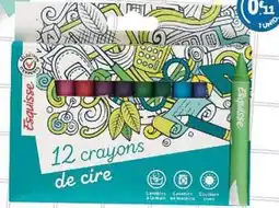E.Leclerc Esquisse 12 crayons de cire promoção