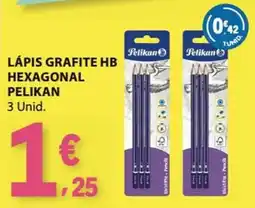 E.Leclerc lápis grafite hb hexagonal pelikan promoção