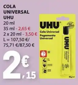 E.Leclerc Cola universal uhu promoção