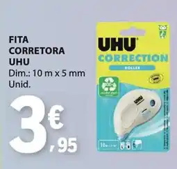 E.Leclerc Fita corretora uhu promoção