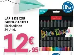 E.Leclerc lápiz de cor faber-castell black edition promoção