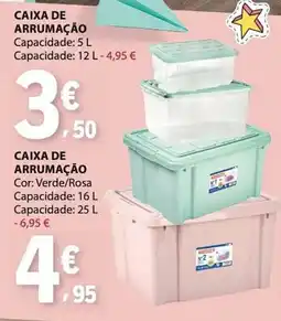 E.Leclerc Caixa de arrumação promoção