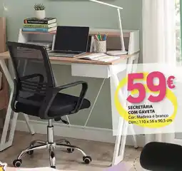 E.Leclerc Secretária com gaveta promoção