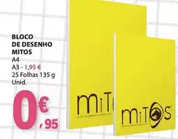 E.Leclerc Bloco de desenho mitos promoção