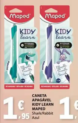 E.Leclerc Caneta apagável kidy learn mapped promoção