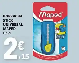 E.Leclerc Borracha stick universal maped promoção