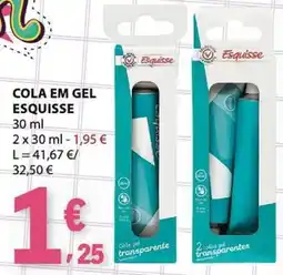 E.Leclerc Cola em gel esquisse promoção
