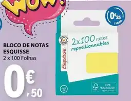 E.Leclerc Bloco de notas esquisse promoção