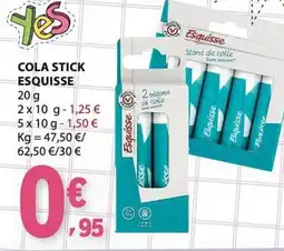 E.Leclerc Cola stick esquisse promoção