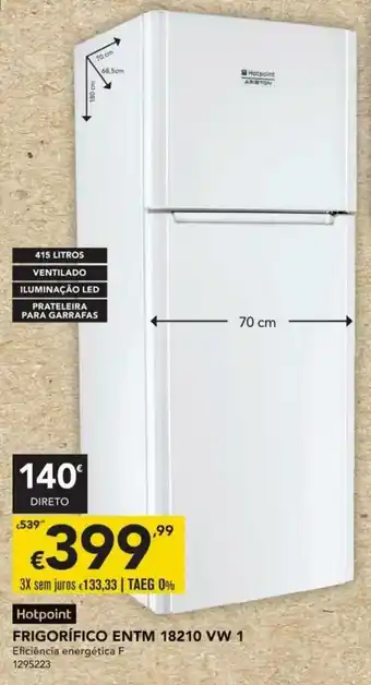 Radio Popular Hotpoint Frigorífico ENTM 18210VW1 promoção
