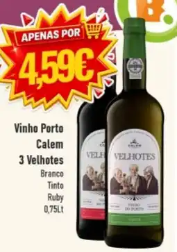 Belita Vinho Porto Calem 3 Velhotes promoção