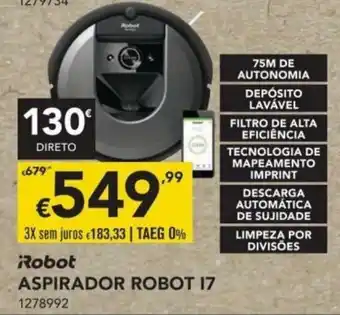 Radio Popular iRobot Aspirador Robot I7 promoção