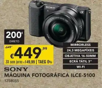 Sony Máquina Fotográfica ILCE-5100