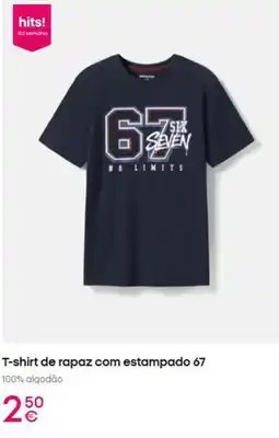 Pepco com - t-shirt de rapaz com estampado 67 promoção
