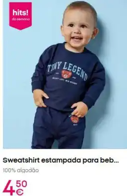 Pepco Sweatshirt estampada para beb promoção