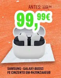 Expert samsung - galaxy buds3 fe cinzento sm-r42onzaaeub promoção