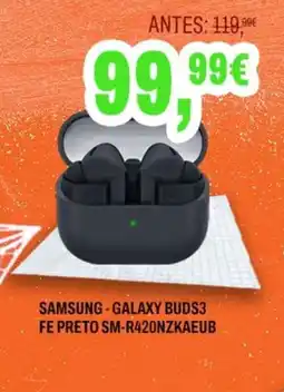 Expert samsung - galaxy buds3 fe preto promoção