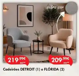 Susiarte Cadeirões detroit (1) e flórida (2) promoção