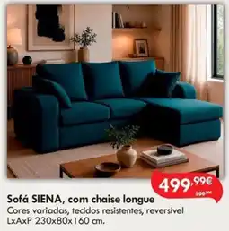 Susiarte Sofá siena, com chaise longue promoção
