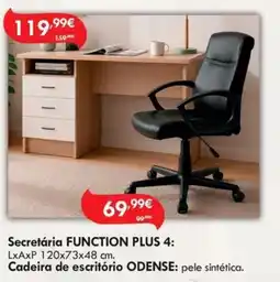 Susiarte Secretária function plus 4: cadeira de escritório odense promoção